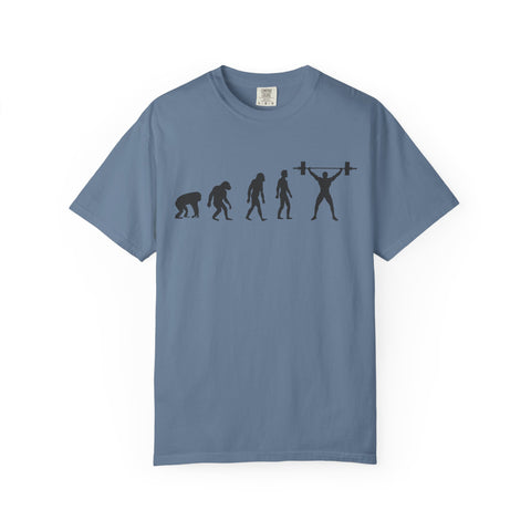 Evolution Of Weightlifting Progression In Gym Fitness T-Shirt
