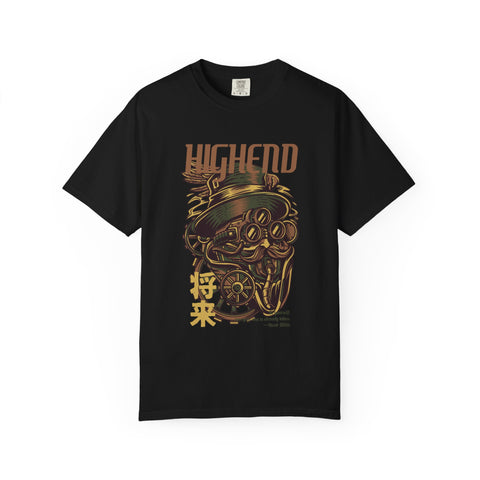 Steampunk Man Future Inspired Cool Graphic Design T-Shirt