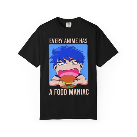 Otaku Graphic Tee - Anime Food Maniac Shirt - Foodie Gift