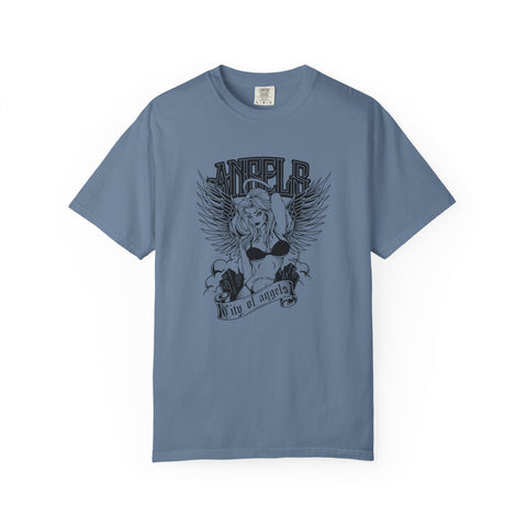 City of Angels Urban Angel Girl with Wings Graphic T-Shirt