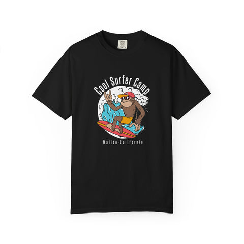 Malibu California Cool Surfing Monkey Graphic Casual Wear T-Shirt