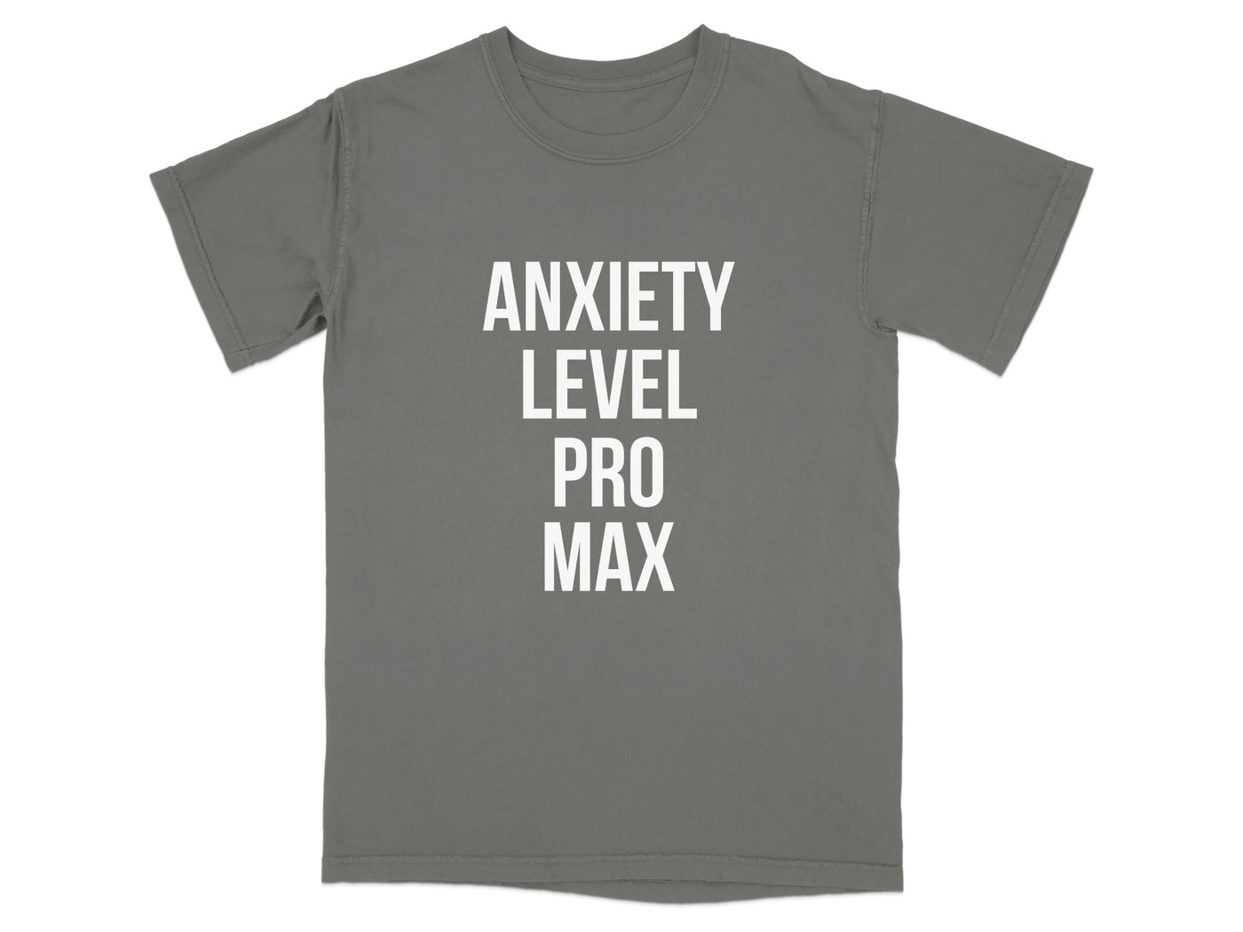 Anxiety Level Pro Max Graphic T-Shirt product