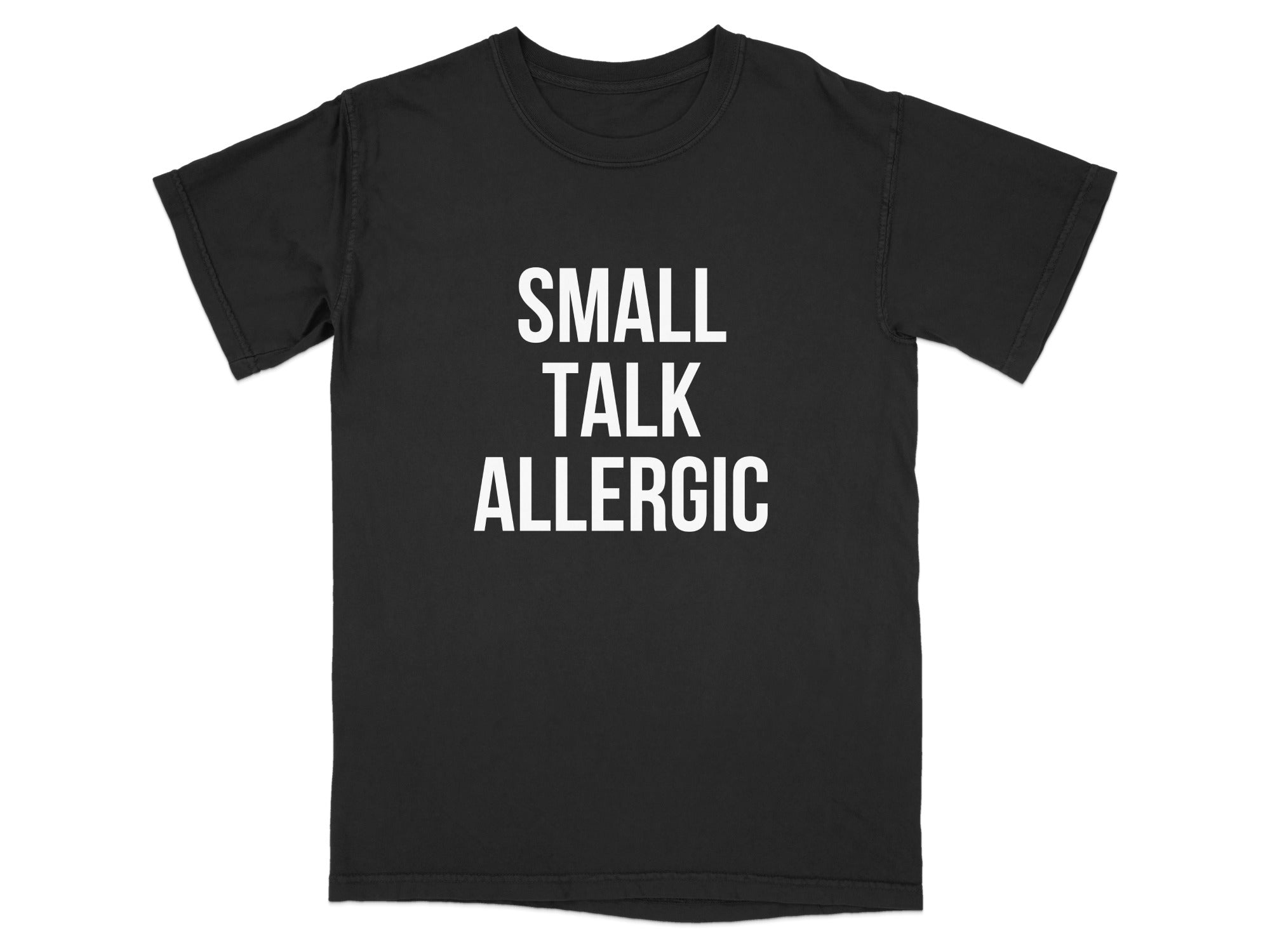 Small Talk Allergic Printed Tee Casual Wear product