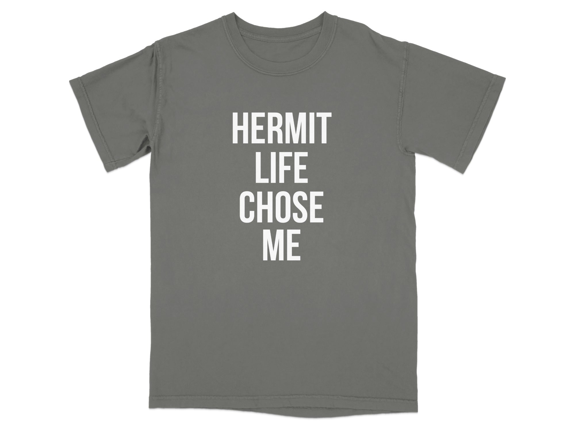 Hermit Life Chose Me Statement T-Shirt funny product