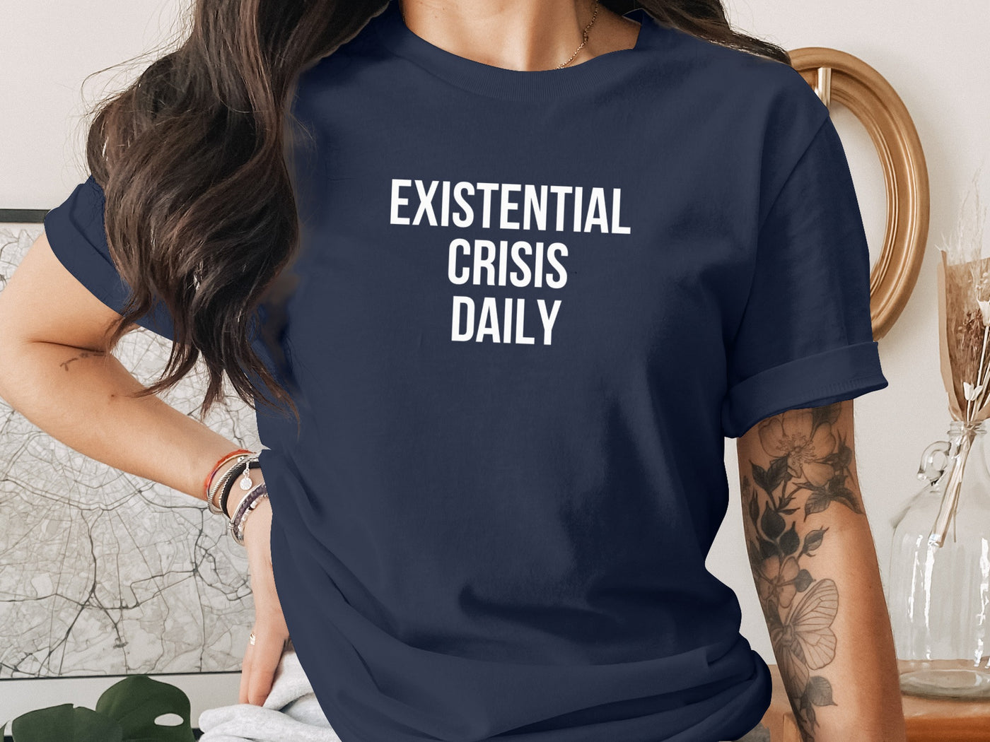 Existential Crisis Daily Statement Tee product type