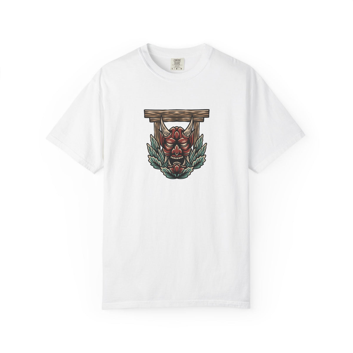 Asian inspired art shirt - Japanese demon graphic tee