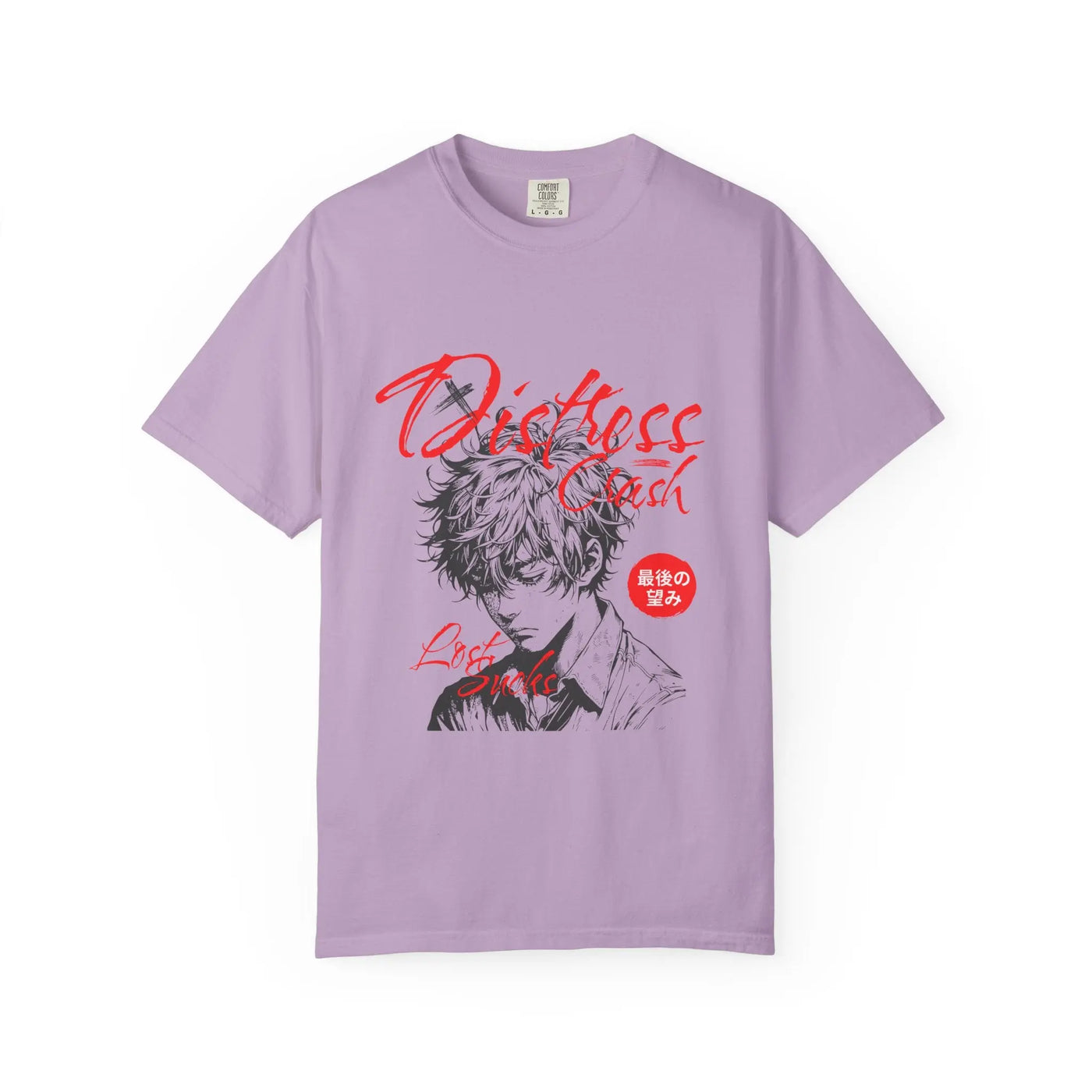 Edgy Manga Tee - Japanese Anime Graphic Streetwear - Sinful Threads