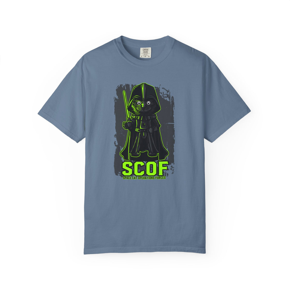 Galactic Cat Tee - Dark Lord - Sci-Fi Space Gift