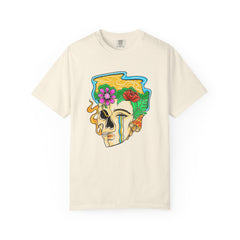 Floral Skull Shirt - Skeleton Graphic Tee - Artistic Gift