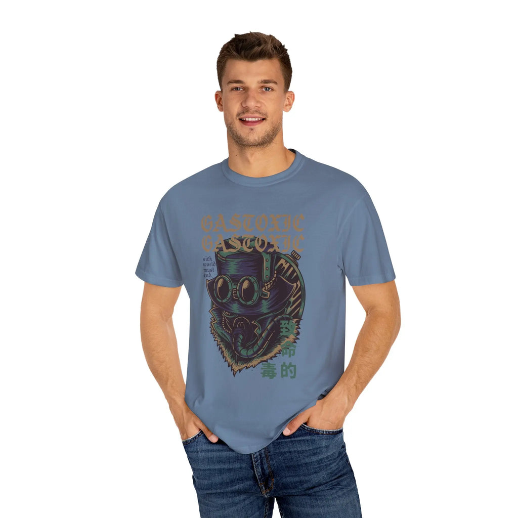 Gastoxic Steam Punk Character Design Graphic Printed T-Shirt - Sinful Threads