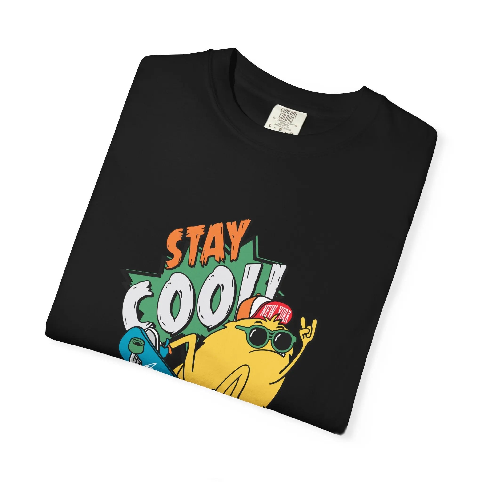 Stay Cool Awesome New York Skateboard Graphic T-Shirt - Sinful Threads