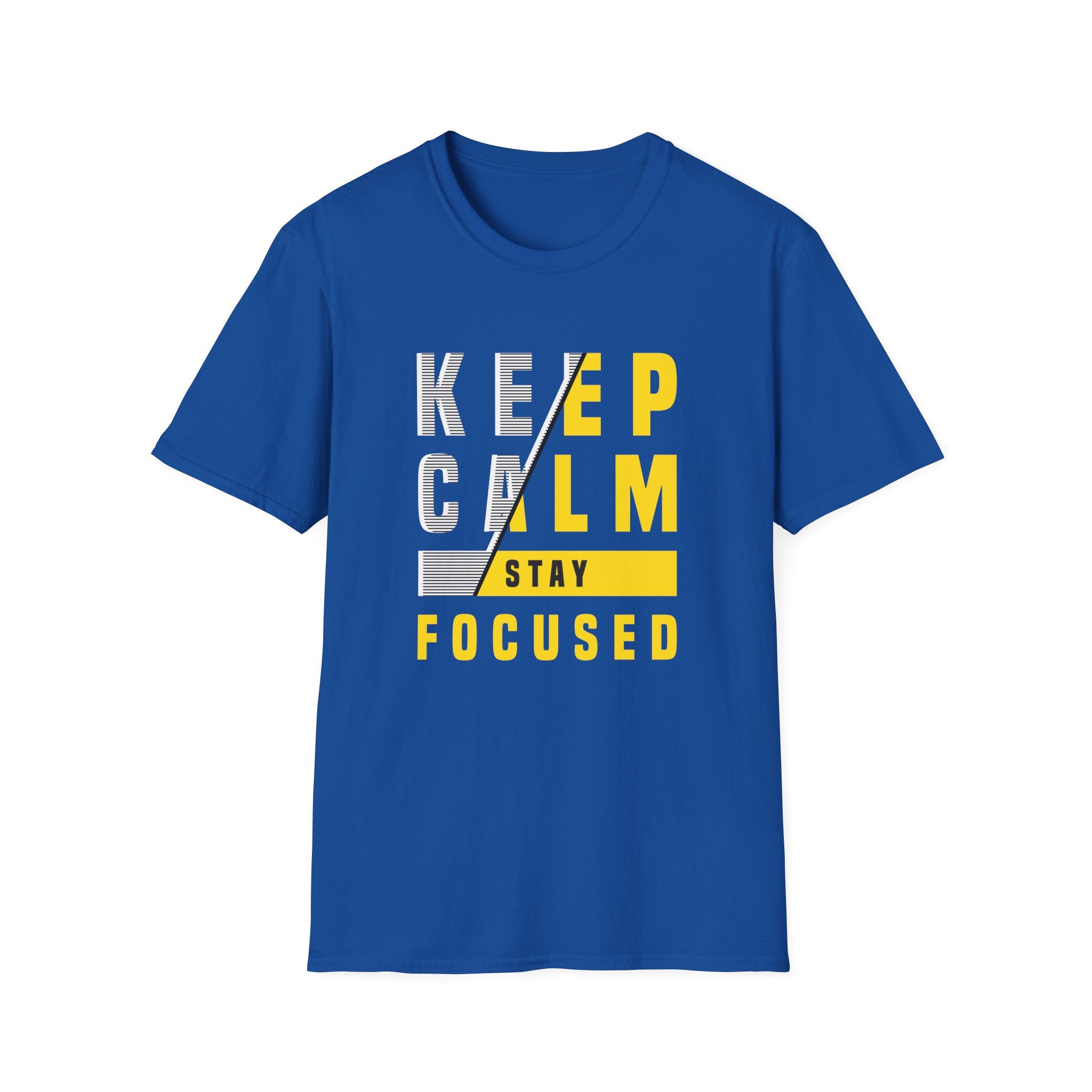 Keep Calm Stay Focused T Shirt - Mindful Productivity & Zen - Sinful Threads