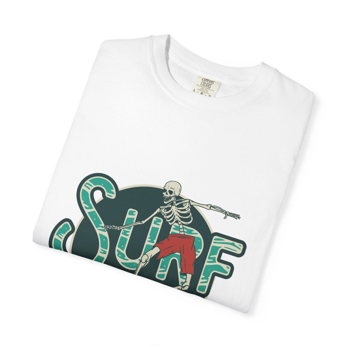 Skeleton Surfer Shirt - Surf Time Tee - Cool Beach Gift