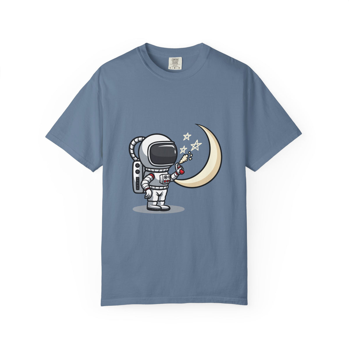 Cartoon Astronaut Shirt – Graffiti Moon Tee – Space Lover Gift