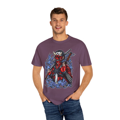 Oni mask tee - Samurai Demon Shirt - Warrior Gift - Sinful Threads