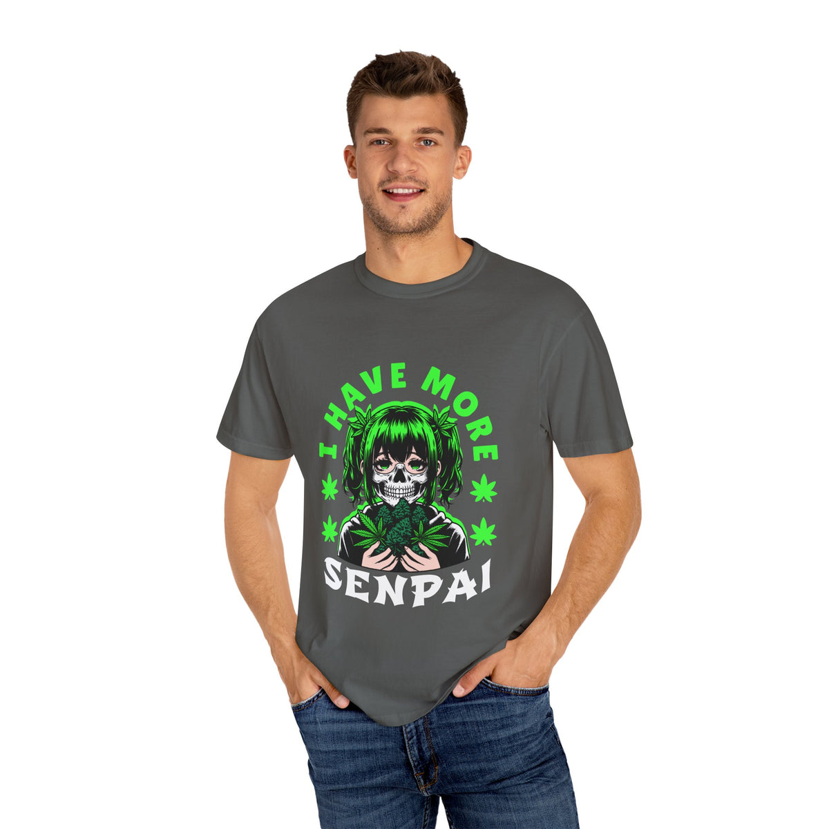 Anime Stoner Tee - 420 Cannabis Graphic - Funny Gift