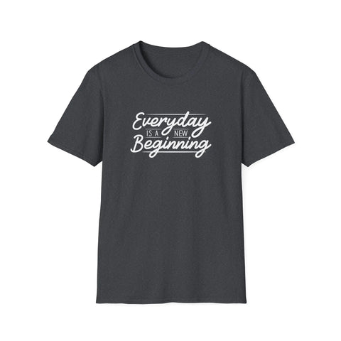 New Beginning Graphic Shirt - Everyday Fresh Start Tee - Sinful Threads