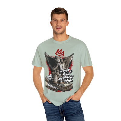 Count Your Blessings Angel Tee – Crown Inspired Shirt - Sinful Threads