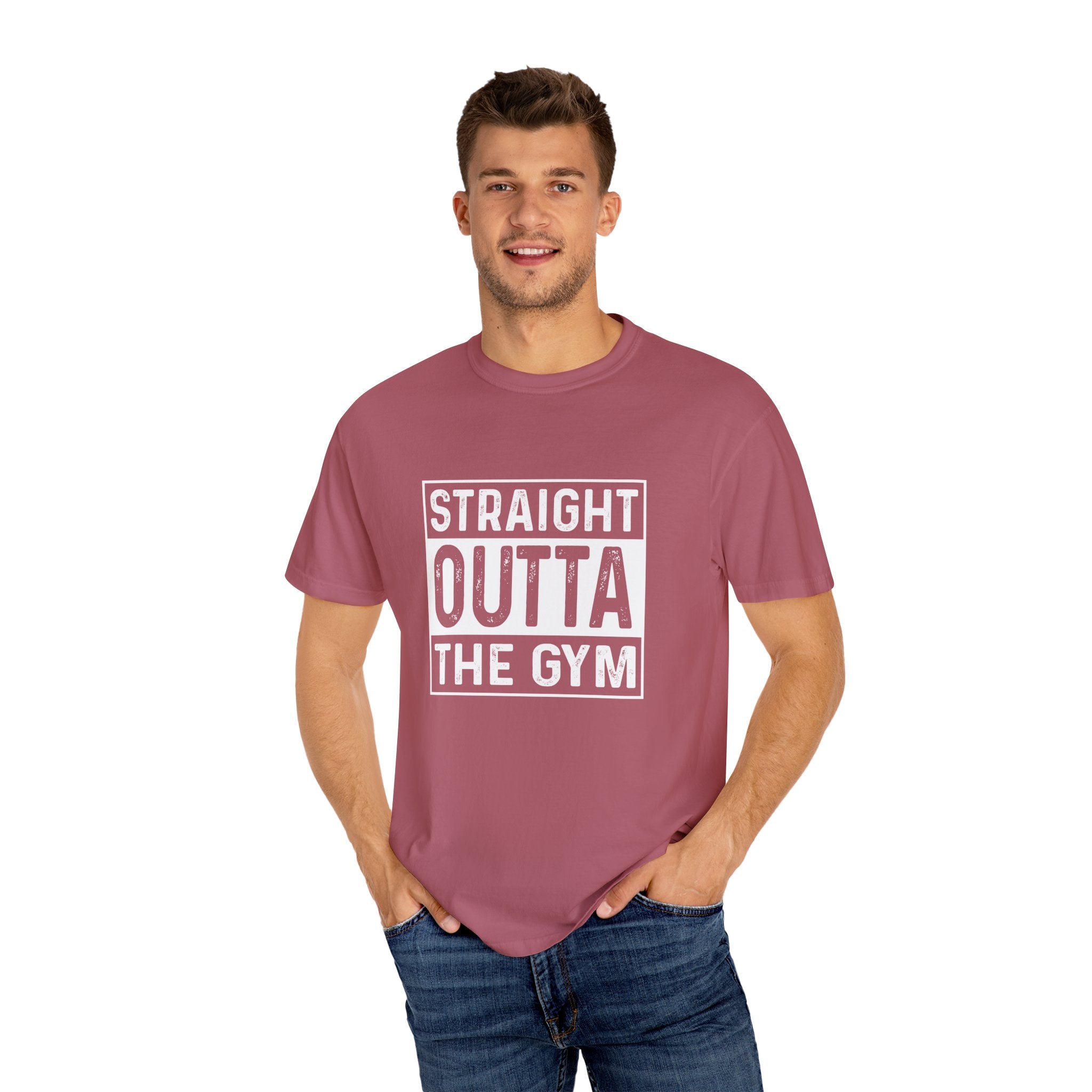 Novelty Workout Shirt - Straight Outta The Gym Tee - Sinful Threads