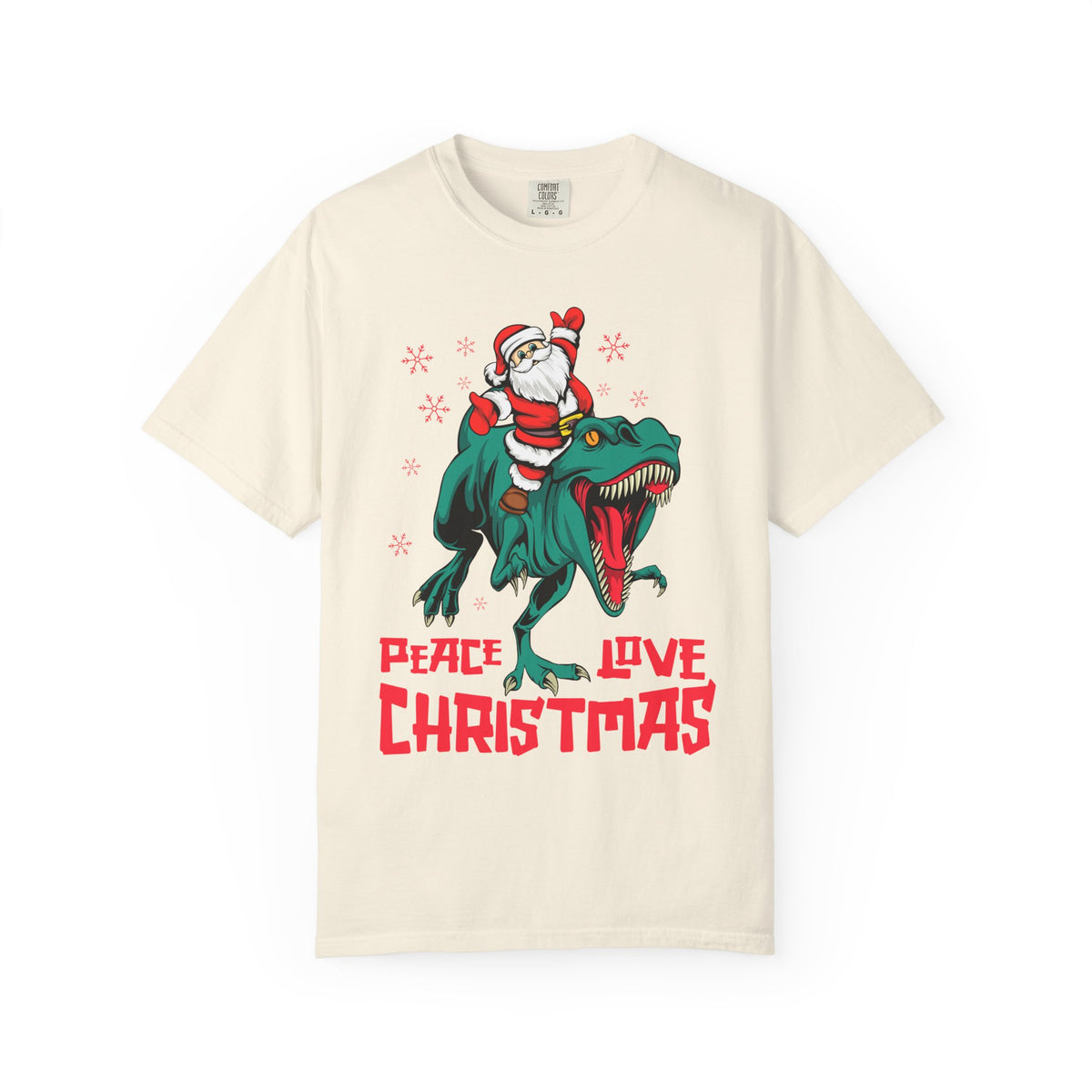 Santa T-Rex Shirt - Funny Dino Christmas Tee - Holiday Gift