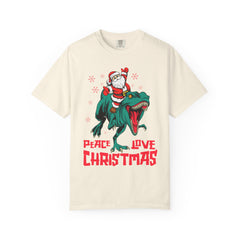 Santa T-Rex Shirt - Funny Dino Christmas Tee - Holiday Gift