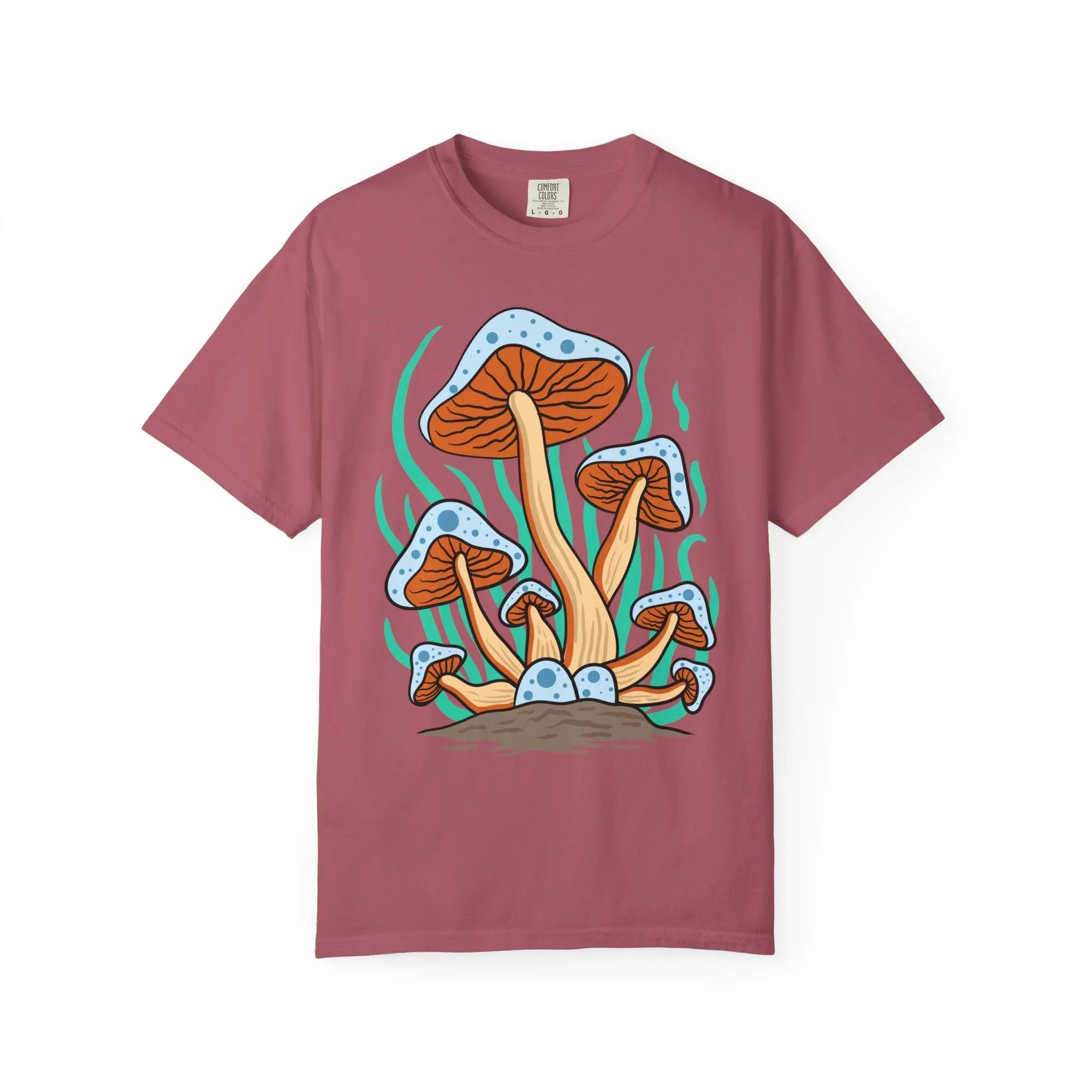 Groovy Mushroom Tee - Funky Forest Magic Fungi - Sinful Threads