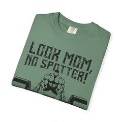 Look Mom No Spotter Pure Power Every Hours Gym T-Shirt