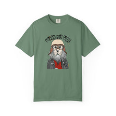 Born To Ride Dog Pilot Style Motorcycle Rider T-Shirt