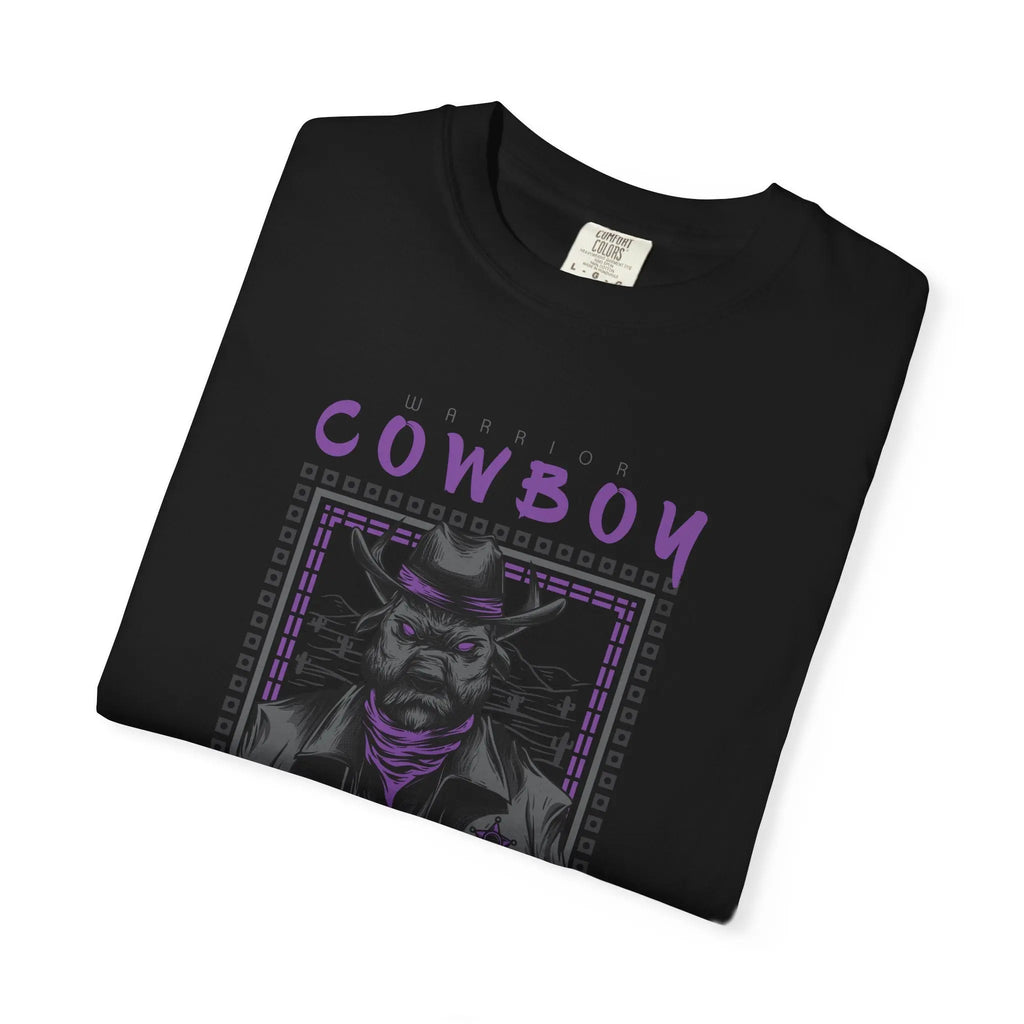 Warrior Cowboy Graphic Unisex Relaxed Fit T-Shirt - Sinful Threads
