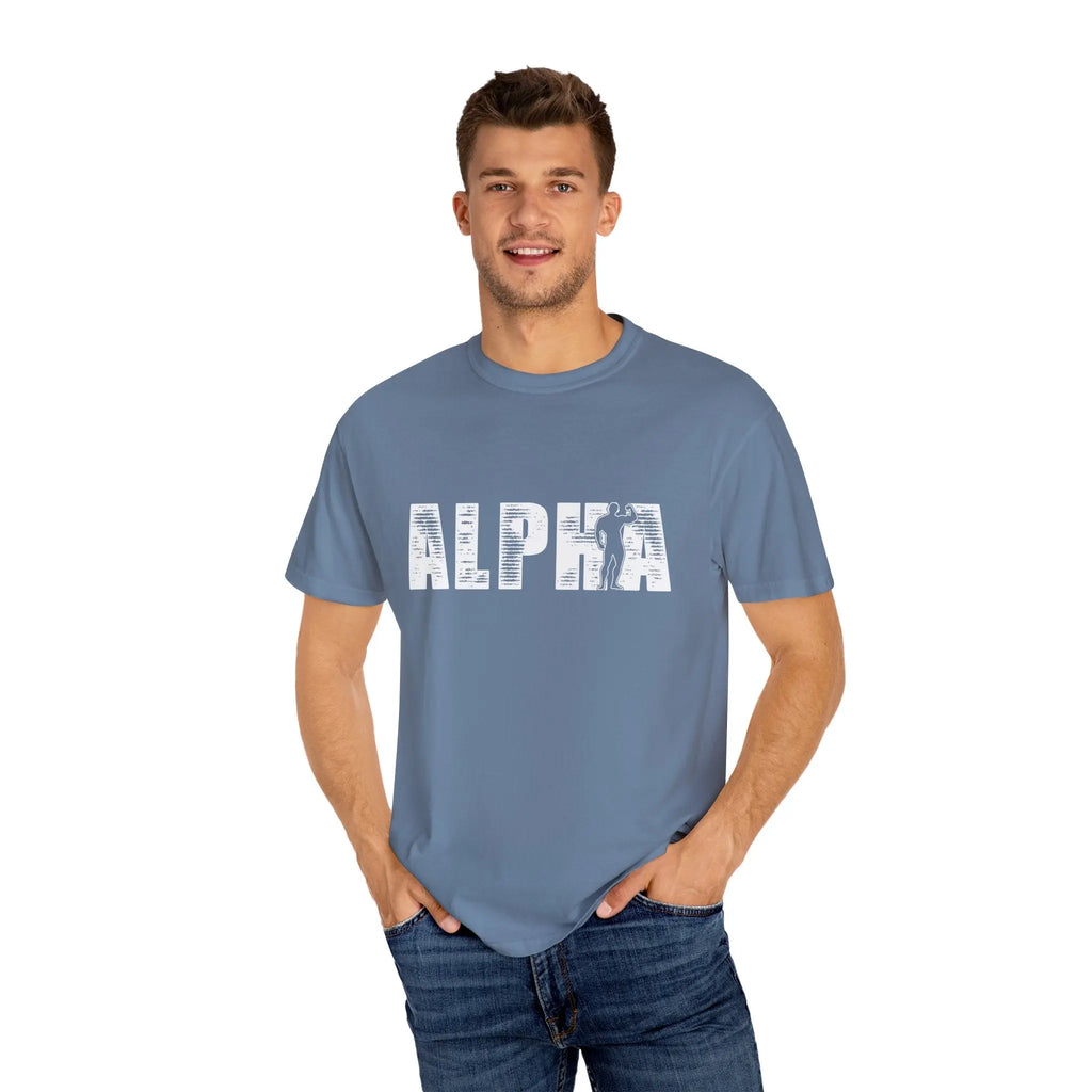 Alpha Male Bodybuilder Tee - Premium Muscle Graphic Design Printify