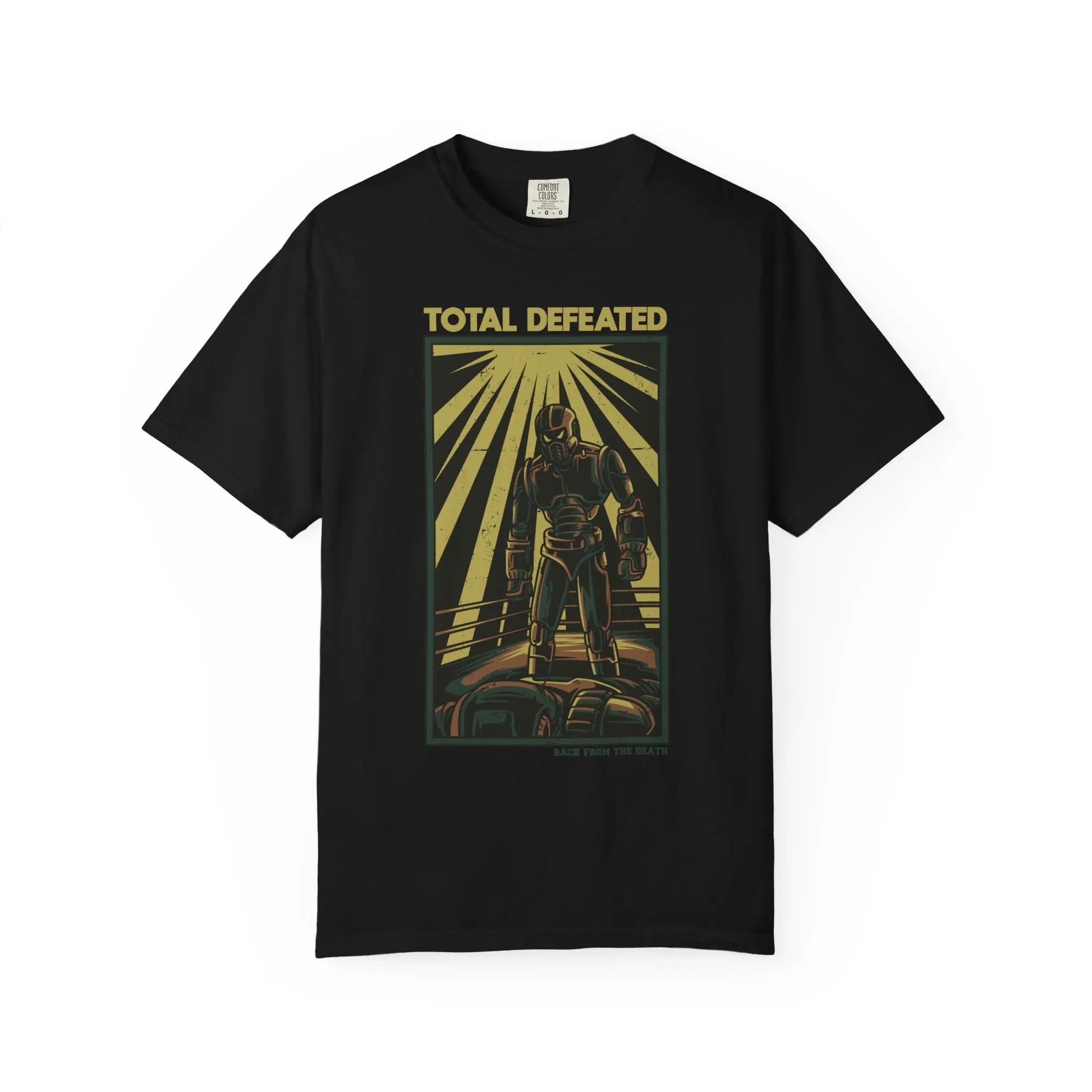 Total Defeated Back From The Death Graphic T-Shirt - Sinful Threads