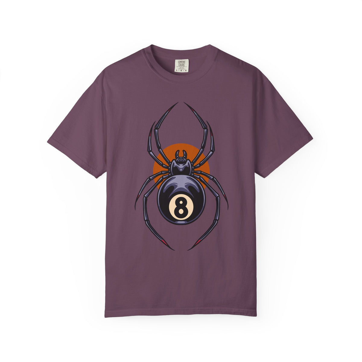 Billiards Graphic Shirt - Spider 8 Ball Tee - Edgy Pool Gift - Sinful Threads