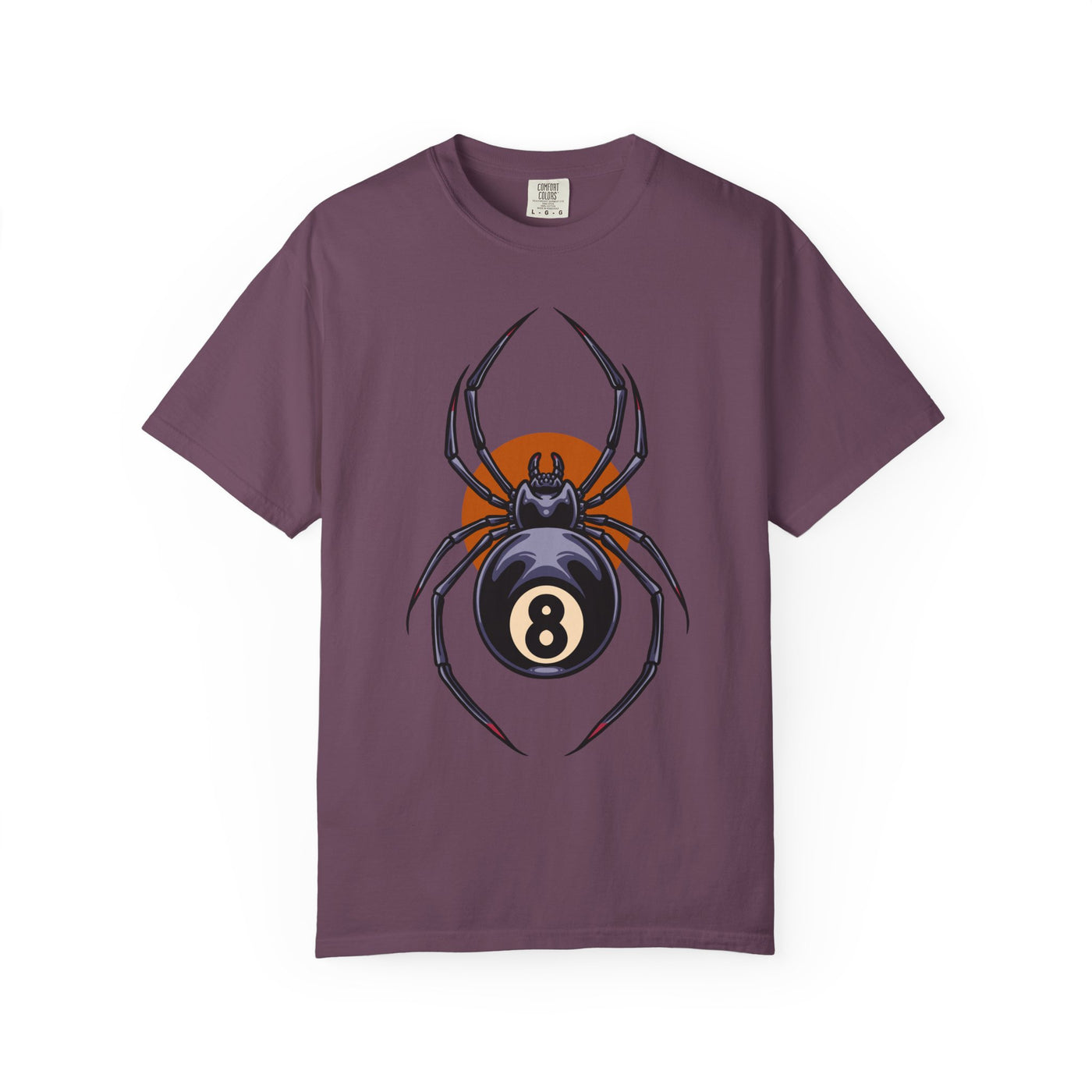 Billiards Graphic Shirt - Spider 8 Ball Tee - Edgy Pool Gift - Sinful Threads