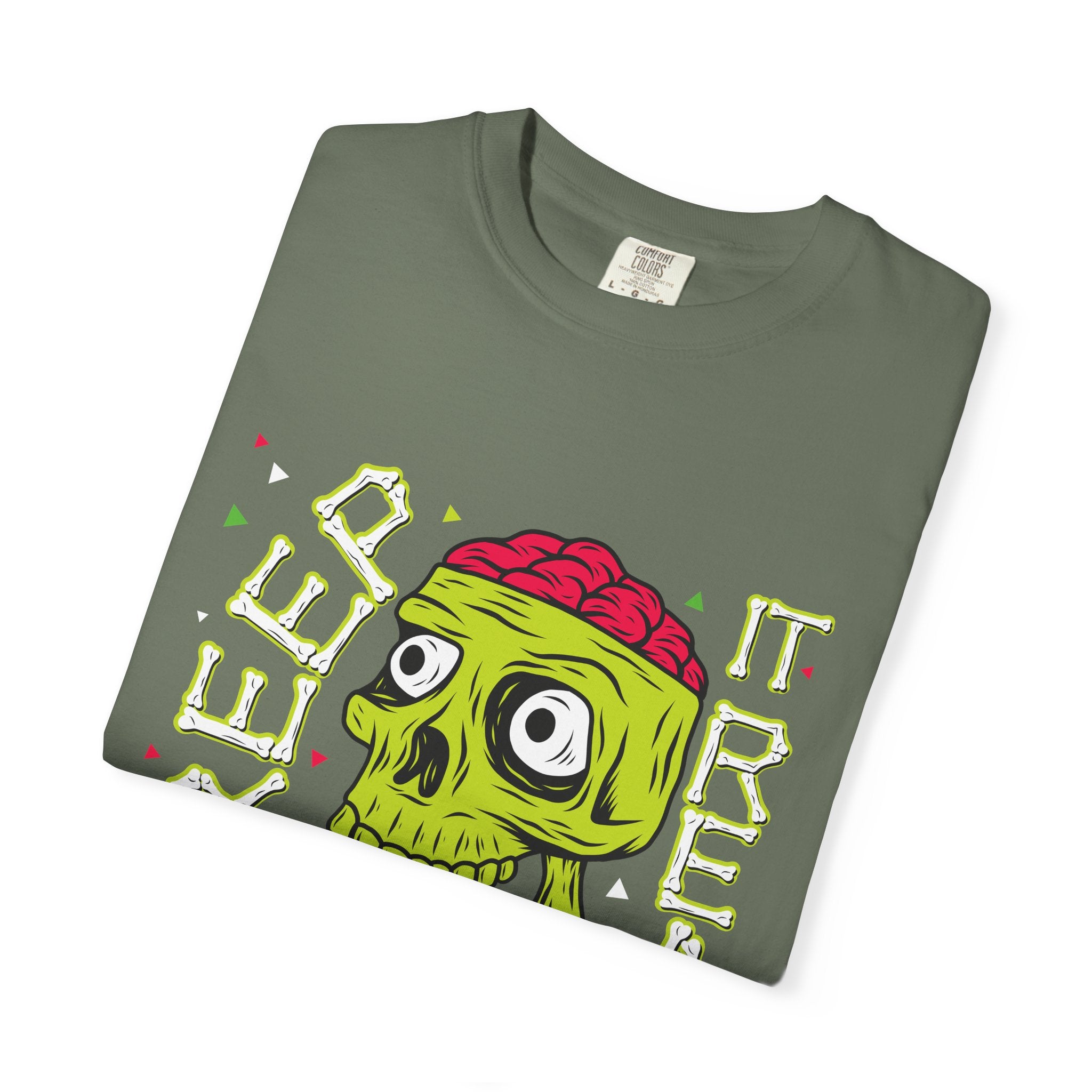 Funny Zombie Shirt - Keep It Real Tee - Brains Out Humor - Sinful Threads