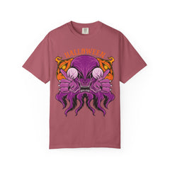 Monster pumpkin shirt - Purple Spooky Tee - Creepy Gift