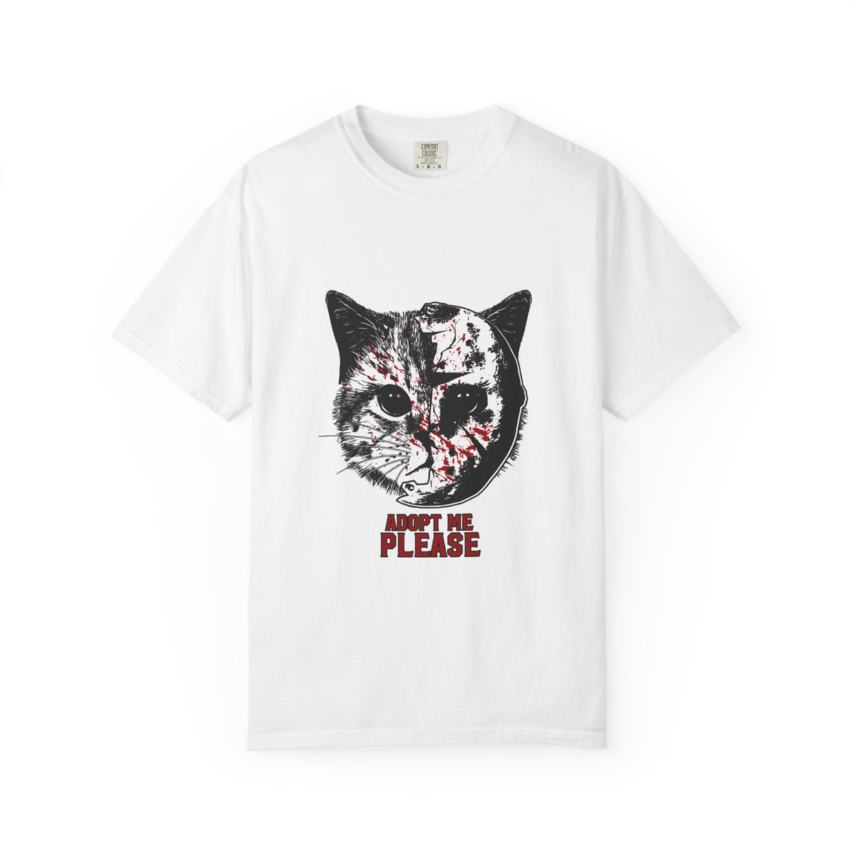 Horror Cat Tee - Spooky Jason Kitty - Friday 13th Shirt