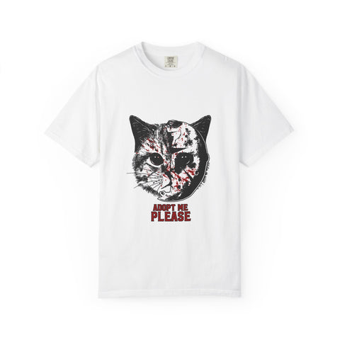 Horror Cat Tee - Spooky Jason Kitty - Friday 13th Shirt