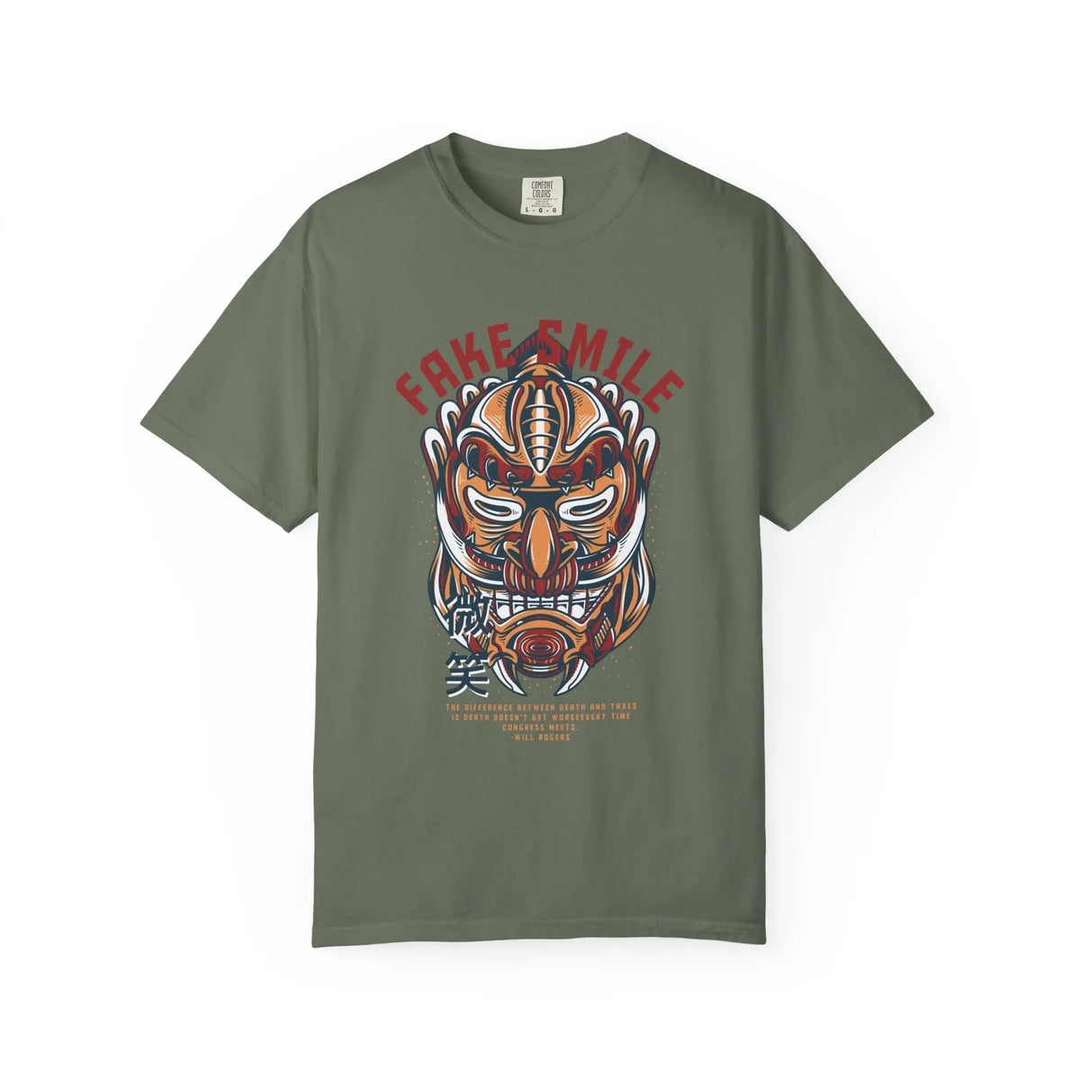 A Fake Smile Design With Will Rogers Quote T-Shirt - Sinful Threads