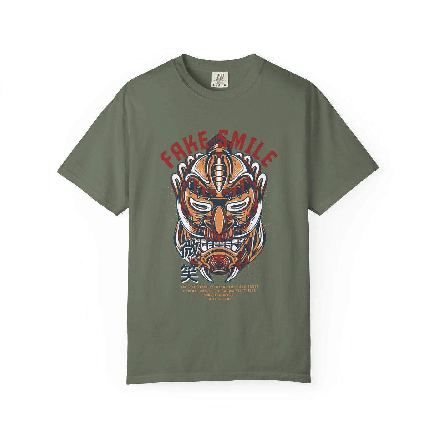 A Fake Smile Design With Will Rogers Quote T-Shirt - Sinful Threads