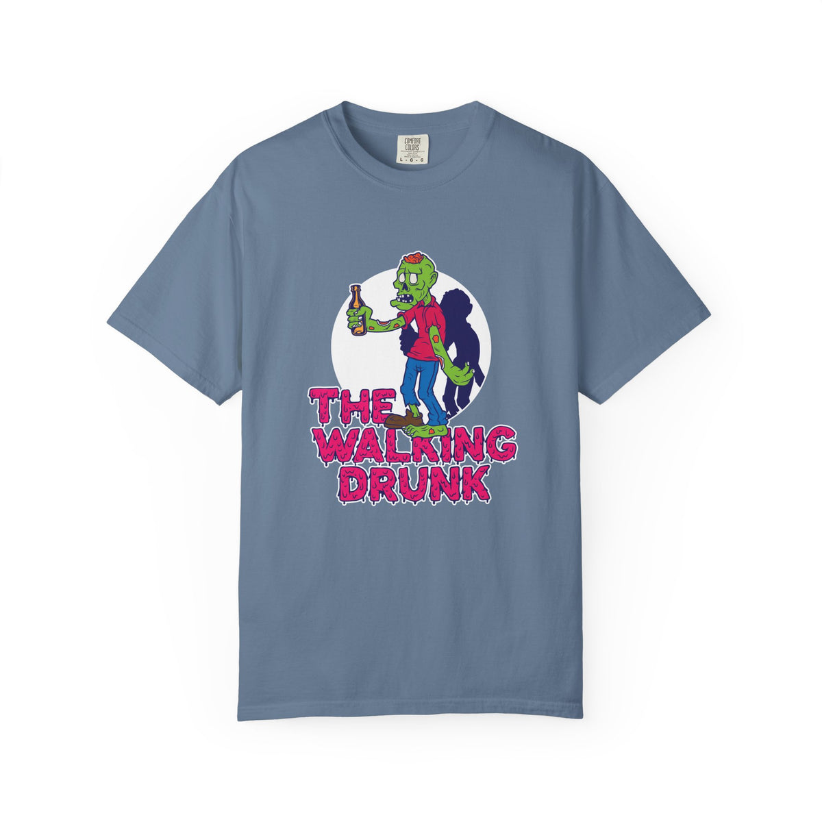 Funny Zombie Shirt - Walking Drunk Tee - Halloween Gift
