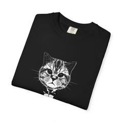 Cat Father Tee - Funny Kitten Shirt - Tuxedo Graphic Tee