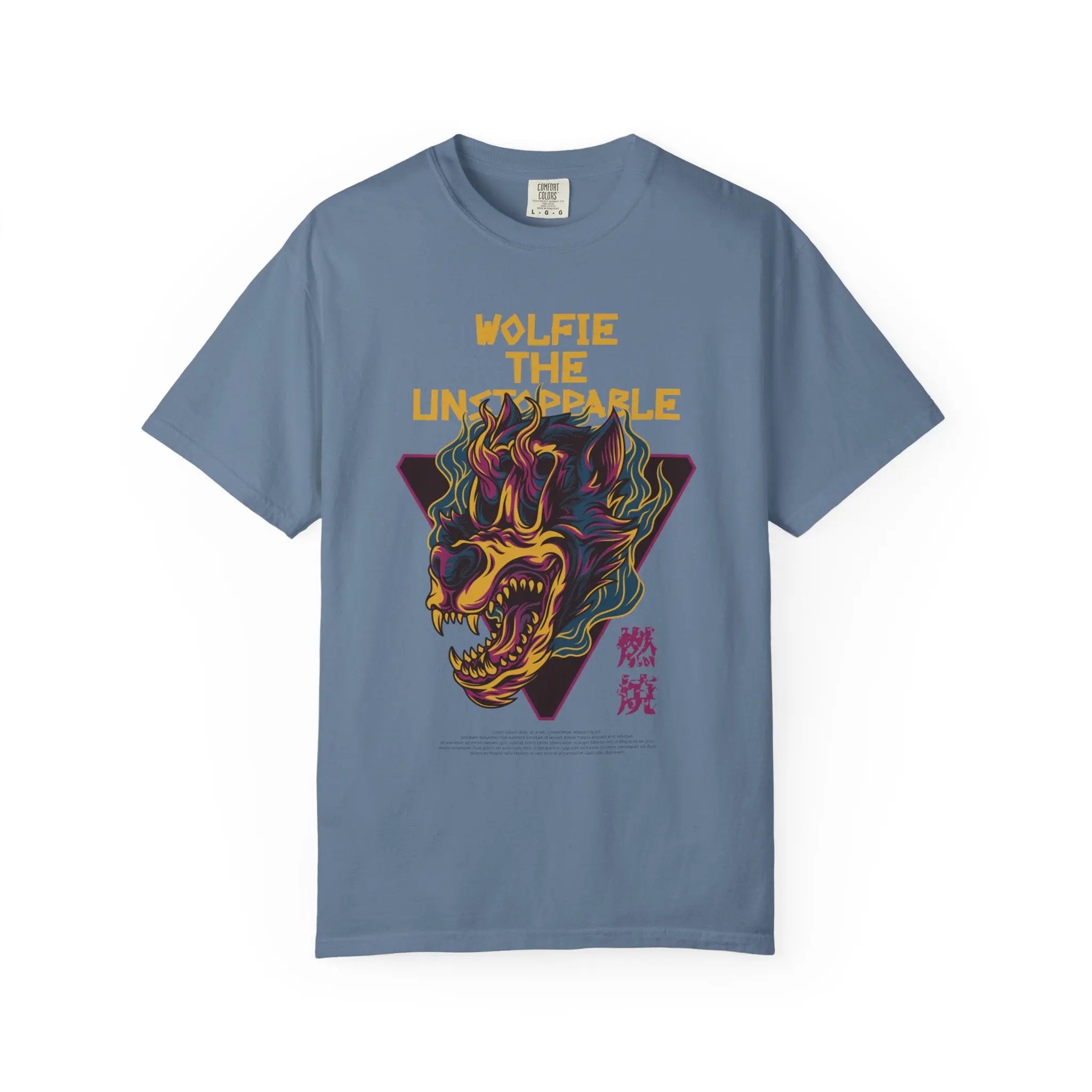 Fierce Wolfie The Unstoppable Graphic Design T-Shirt - Sinful Threads