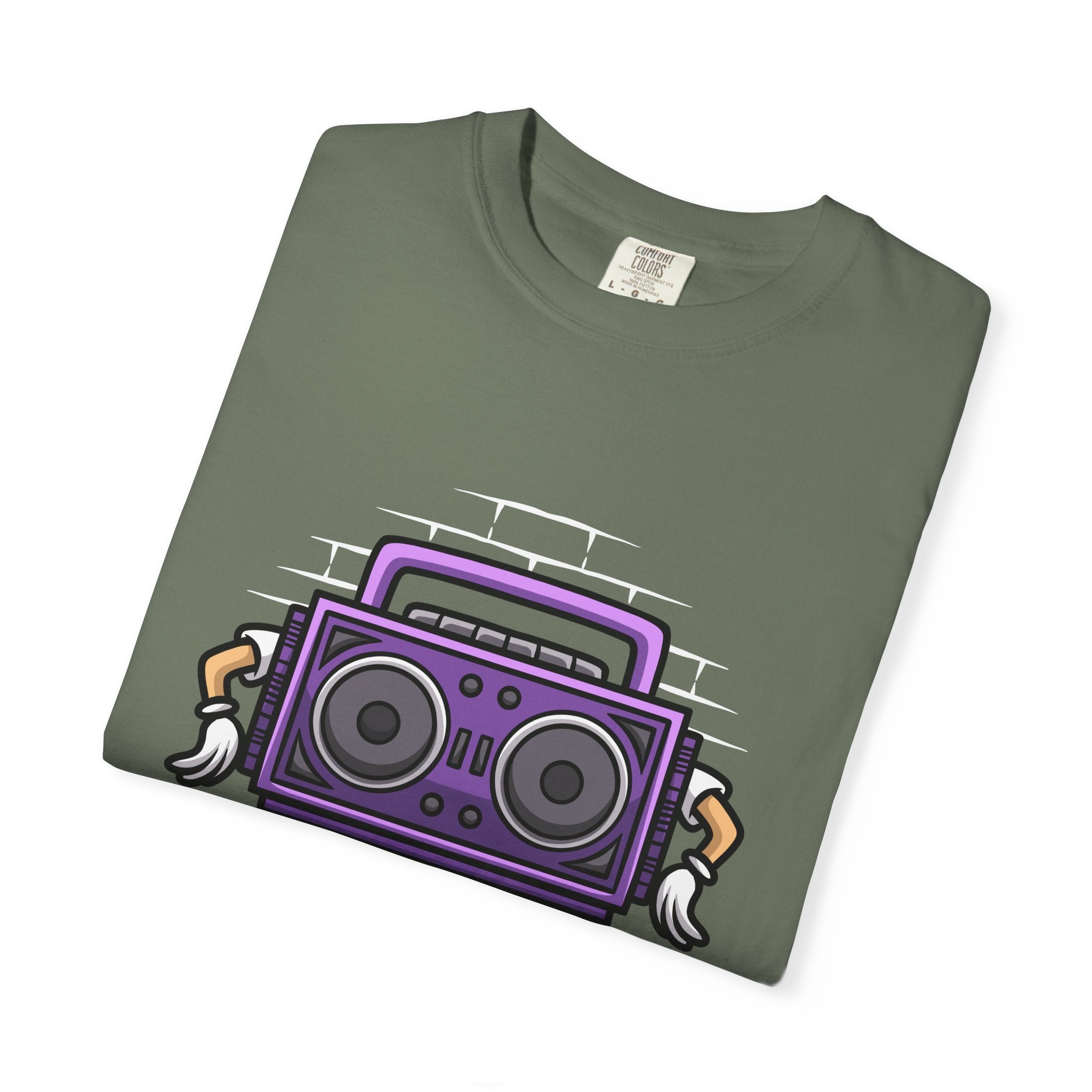 Retro Boombox Tee - Cartoon Radio Shirt - Vintage Gift - Sinful Threads