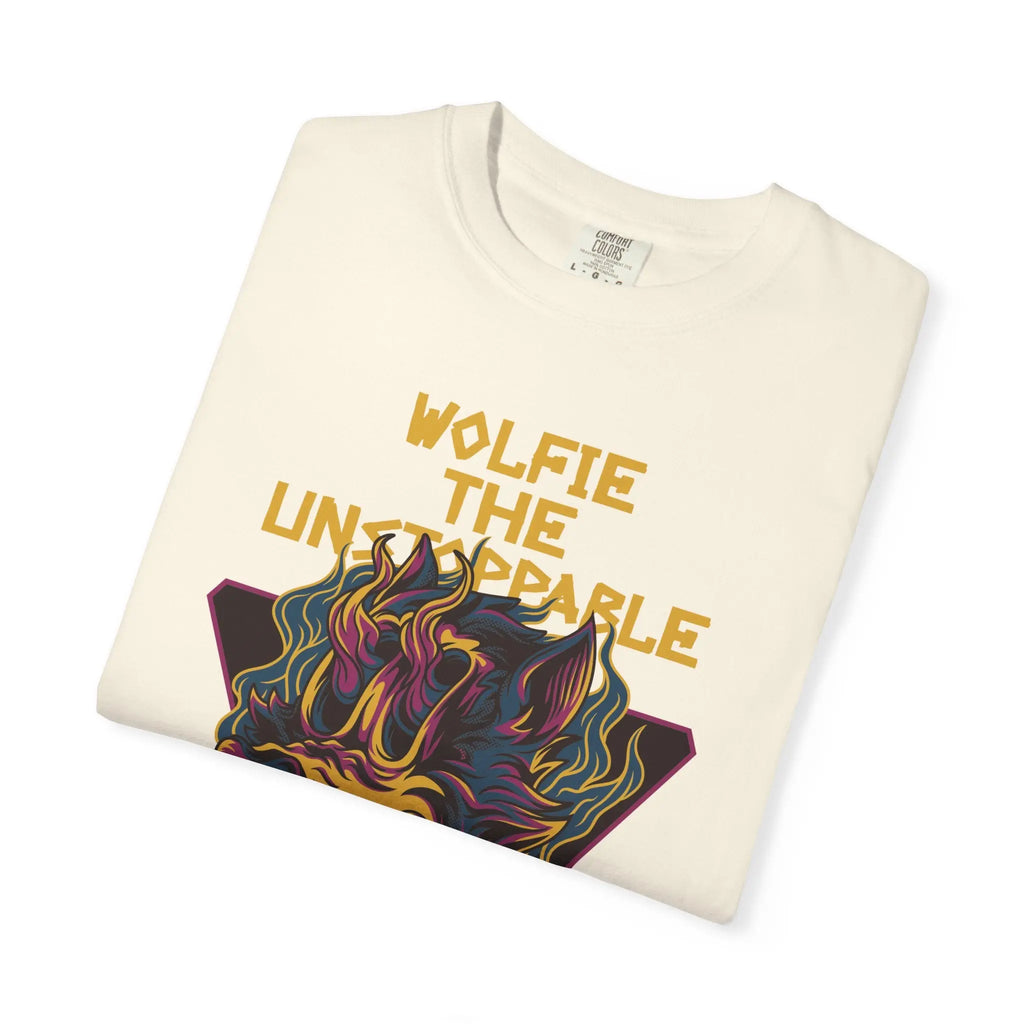 Fierce Wolfie The Unstoppable Graphic Design T-Shirt - Sinful Threads