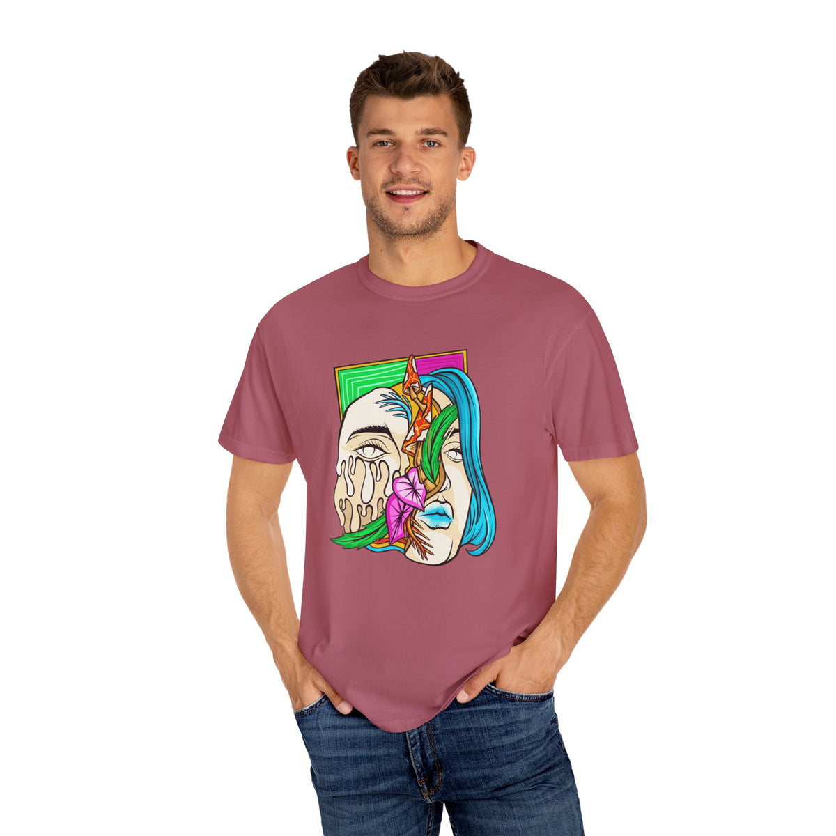 Psychedelic Mushroom Shirt - Trippy Art Tee - Stoner Gift Idea