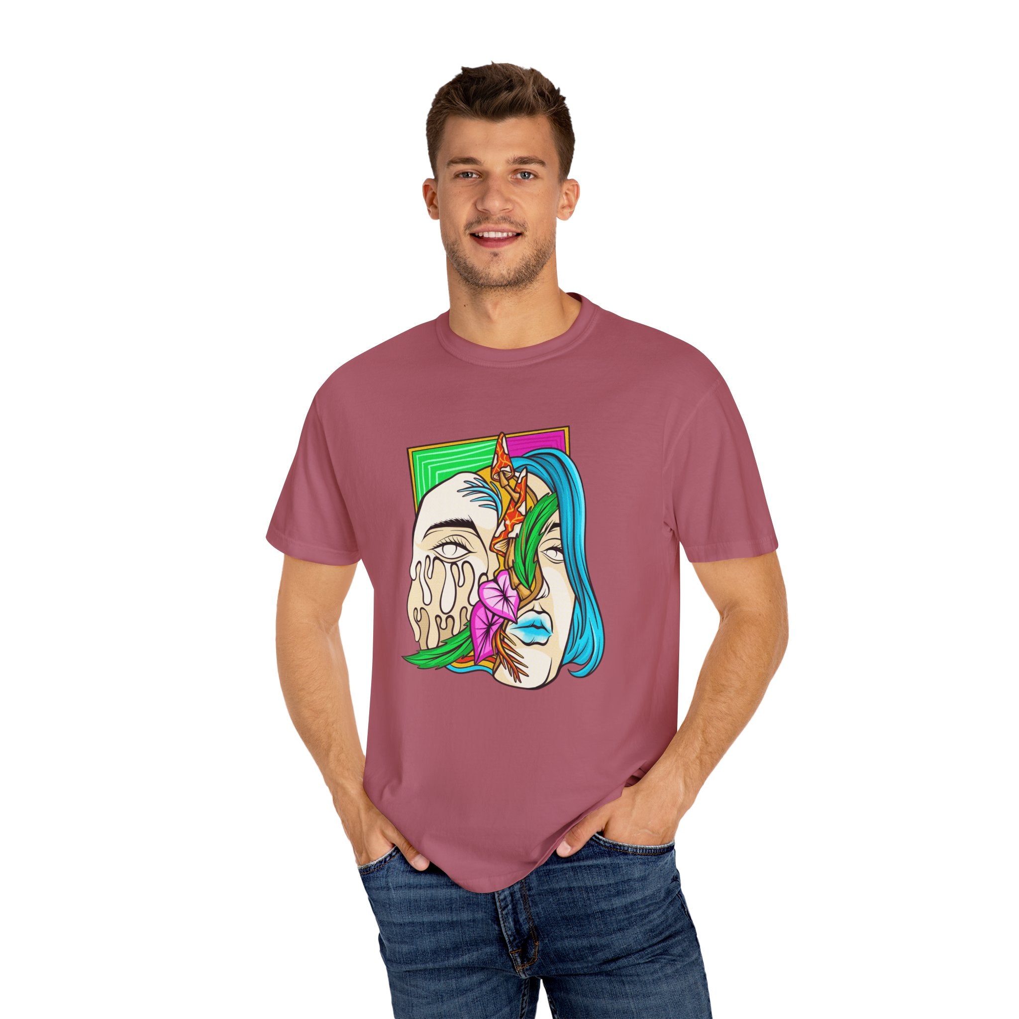 Psychedelic Mushroom Shirt - Trippy Art Tee - Stoner Gift Idea - Sinful Threads