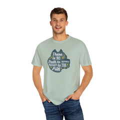 Happiness is The Path Design Motivational Quote T-Shirt