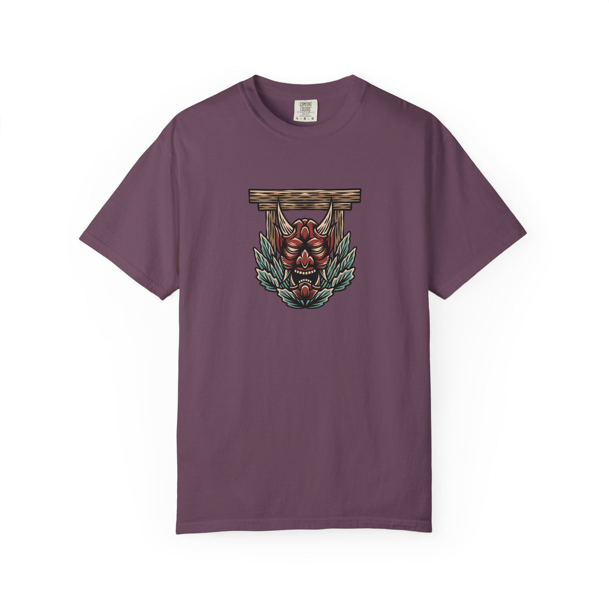Asian inspired art shirt - Japanese demon graphic tee