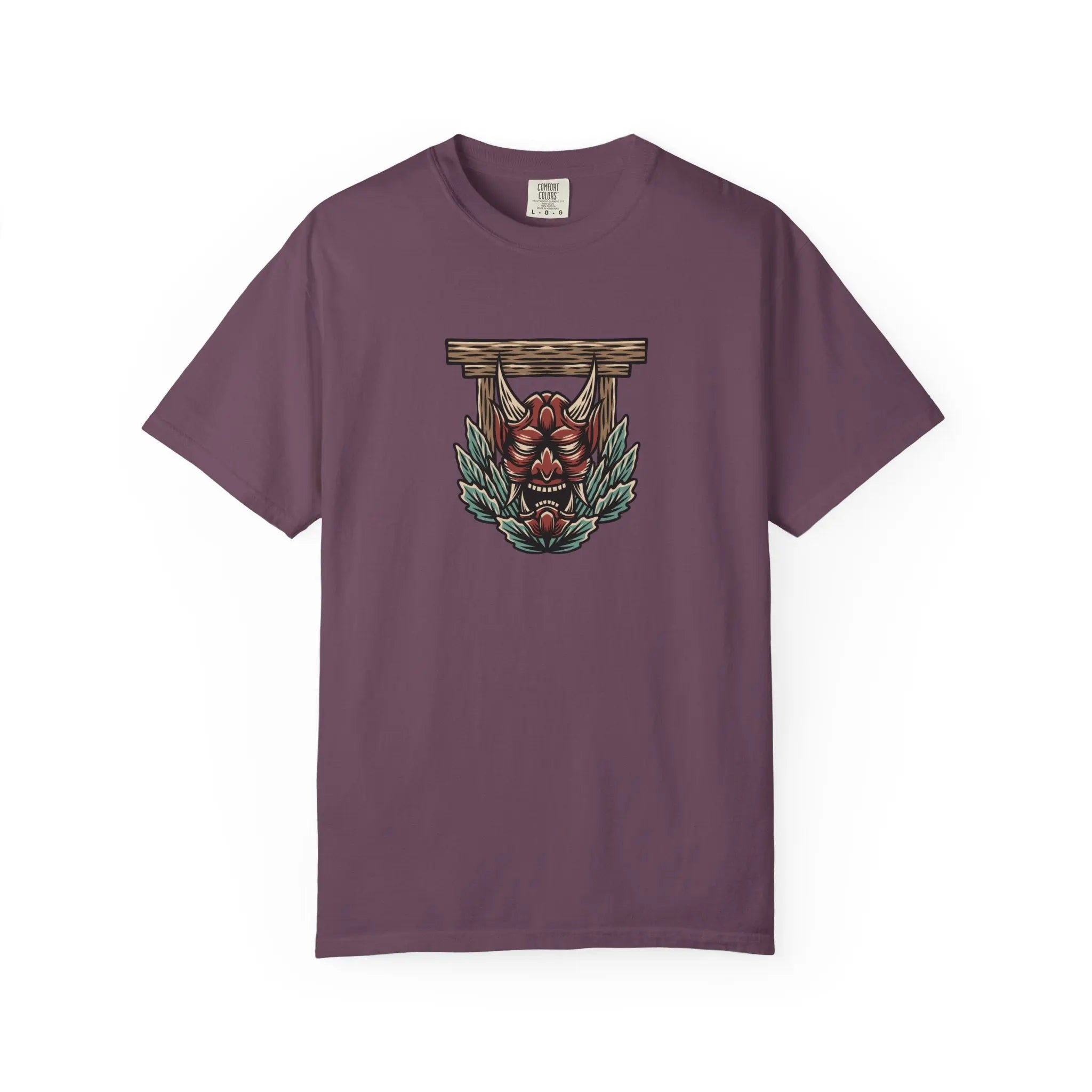 Asian inspired art shirt - Japanese demon graphic tee - Sinful Threads