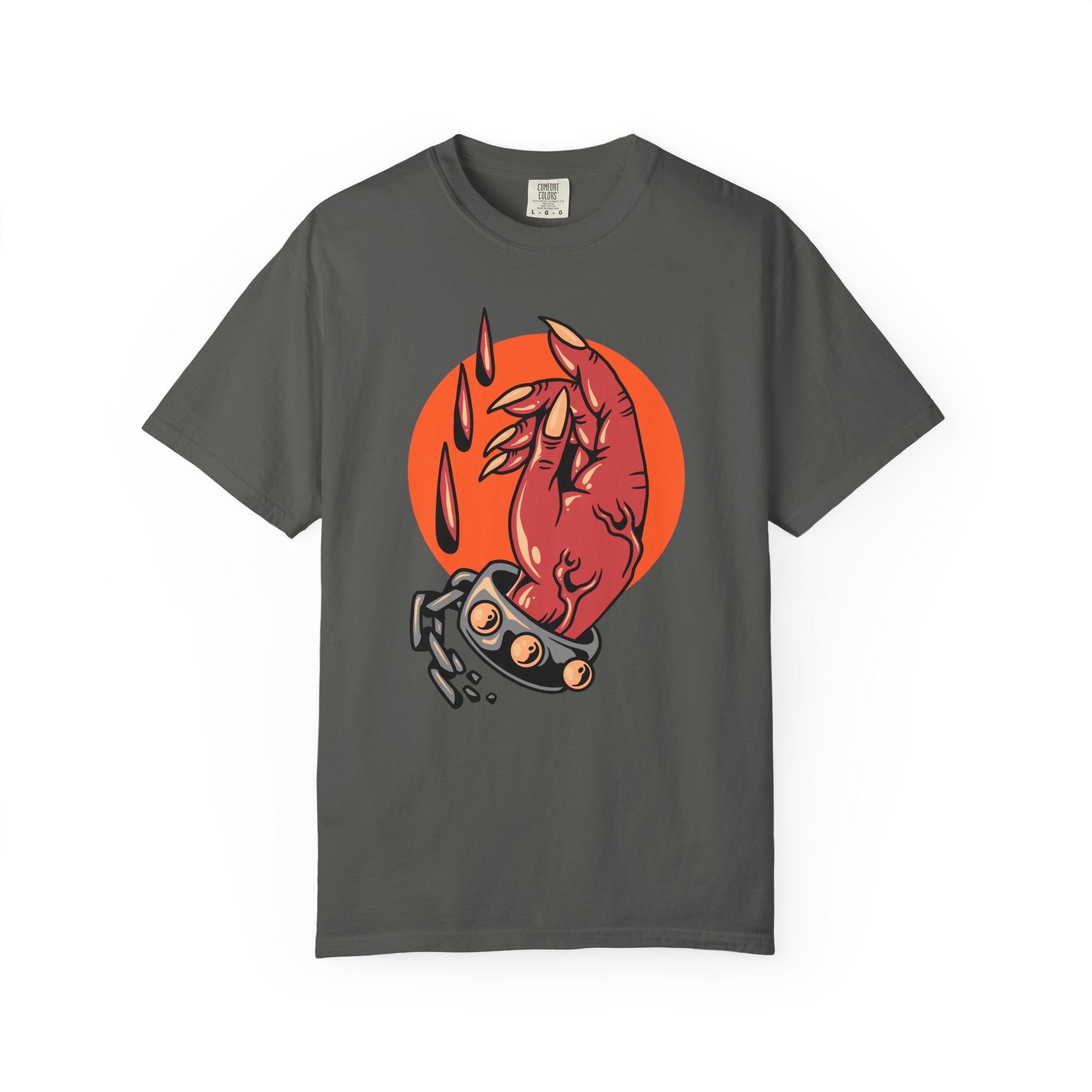 Occult Alternative Gift - Spooky Devil Hand Tee Shirt - Sinful Threads